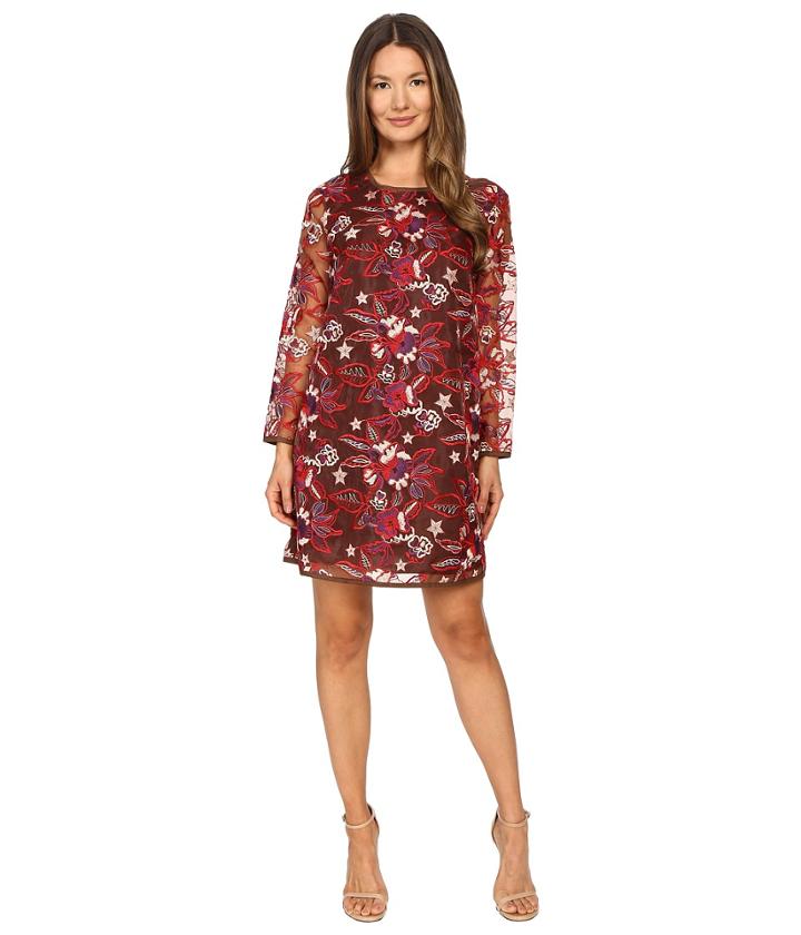 Just Cavalli - Pansy Embroidered Sheath Dress
