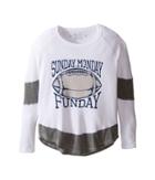 The Original Retro Brand Kids - Sunday Monday Funday Long Sleeve Inset Thermal