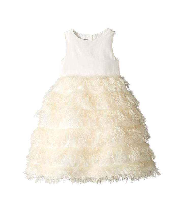 Oscar De La Renta Childrenswear - Ostrich Feather Party Dress