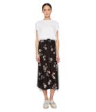 Red Valentino - Maxi T-shirt Dress With Printed Skirt