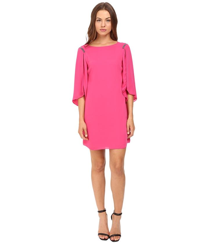 Halston Heritage - Flutter Sleeve Mini Dress