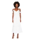Prabal Gurung - Fluis Jacquard Barre Cold Shoulder Long Dress
