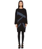 Y's By Yohji Yamamoto - M-rn Big-t Oversize Logo Tee Dress