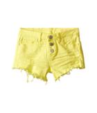 Blank Nyc Kids - High Rise Shorts In Lemon Drop