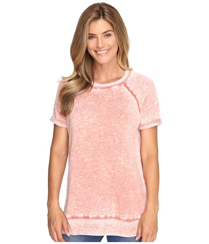 Allen Allen - Short Sleeve Raglan Roll Crew