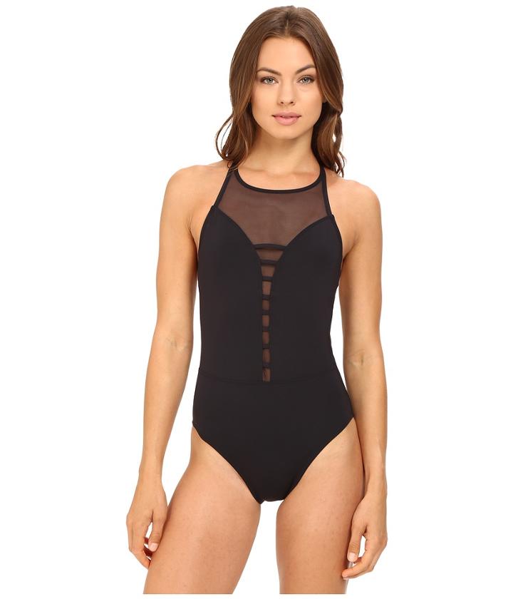 Bleu Rod Beattie - Meshing Around High Neck Mio One-piece W/ Removable Cups