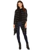 Lauren Ralph Lauren - Windowpane Mohair Blanket Wrap