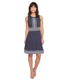 Michael Michael Kors - Simple Dot Sleeveless Border Dress