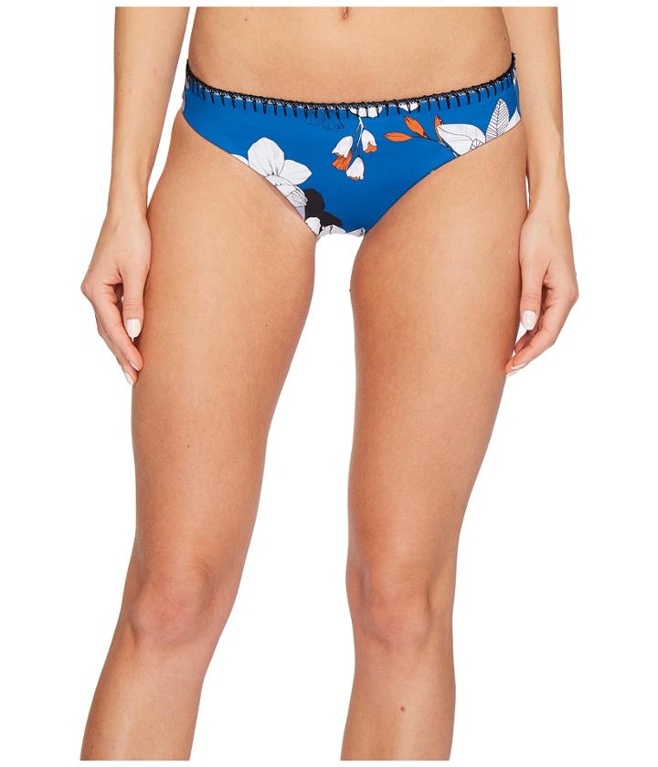 Red Carter - Plumeria Full Coverage Reversible Hipster Bikini Bottom