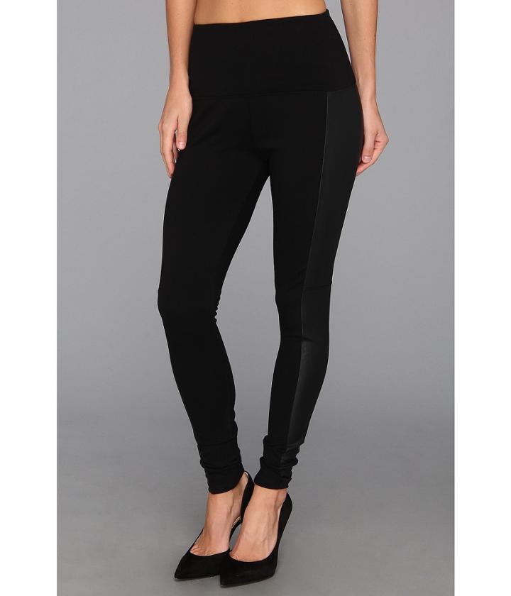 Lysse - Vegan Leather Side Panel Ponte Legging 1504