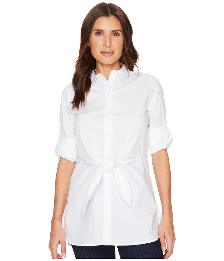 Calvin Klein - Roll Sleeve Tie Waist Tunic