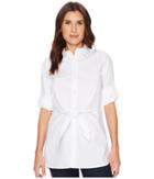 Calvin Klein - Roll Sleeve Tie Waist Tunic
