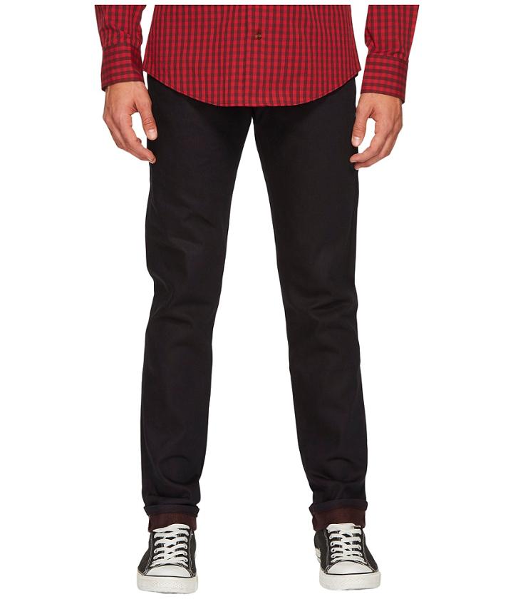 Naked &amp; Famous - Super Skinny Guy Wine Dyed Weft Selvedge Jeans