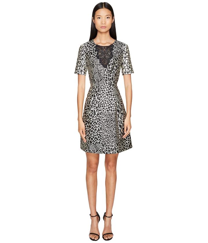 Yigal Azrou  L - Tribal Patchwork A-line Dress