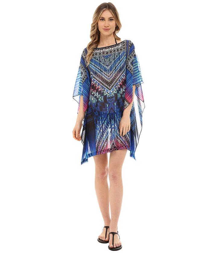 Jantzen - Palazzo Mosaic Caftan Cover-up