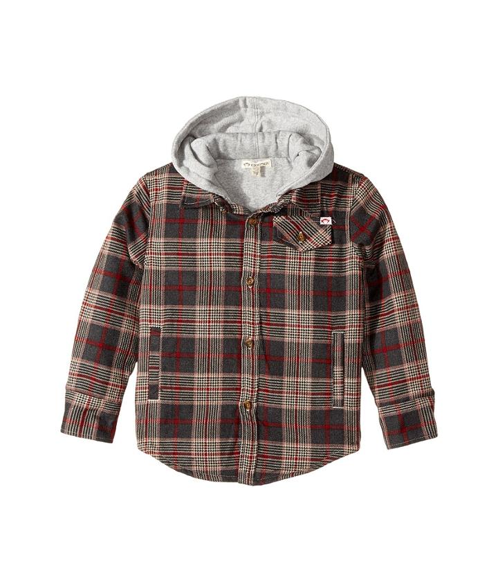Appaman Kids - Glen Full Lined Hooded Flannel Sweatshirt