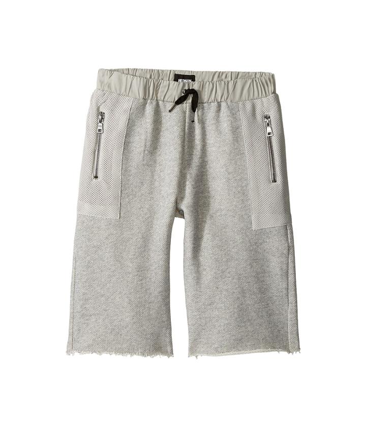 Hudson Kids - High Tech French Terry Shorts In Charcoal