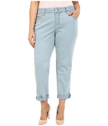 Jag Jeans Plus Size - Plus Size Alex Relaxed Boyfriend Jeans In Supra Colored Denim Mineral Pool