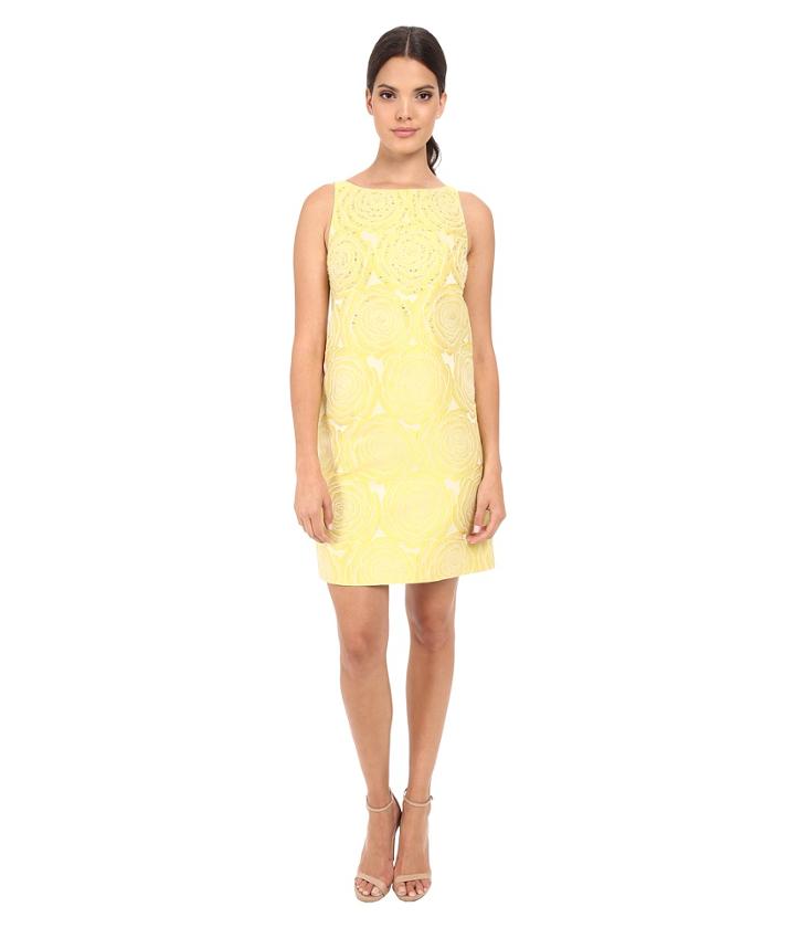 Adrianna Papell - A-line Beaded Jacquard