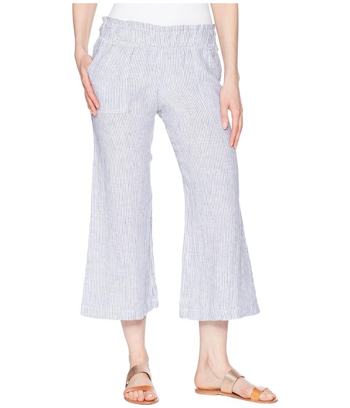 Allen Allen - Crop Pull-on Wide Leg Pants