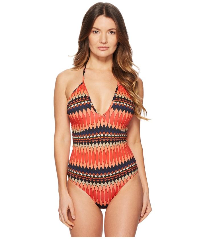 Paul Smith - Plung Halter One-piece Swimsuit