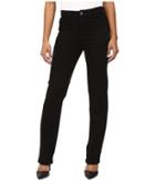 Fdj French Dressing Jeans - Petite Suzanne Straight Leg Love Denim In Black