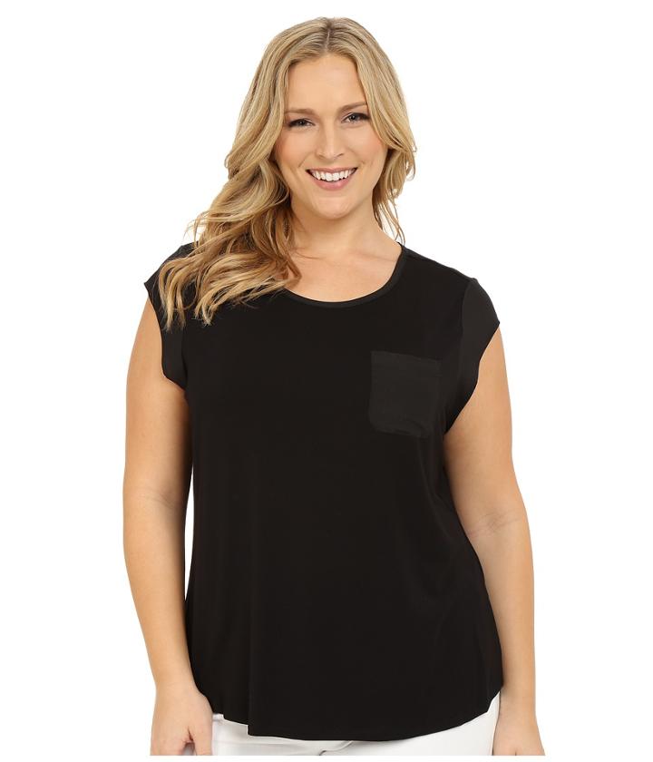 Calvin Klein Plus - Plus Size T-shirt W/ One-pocket