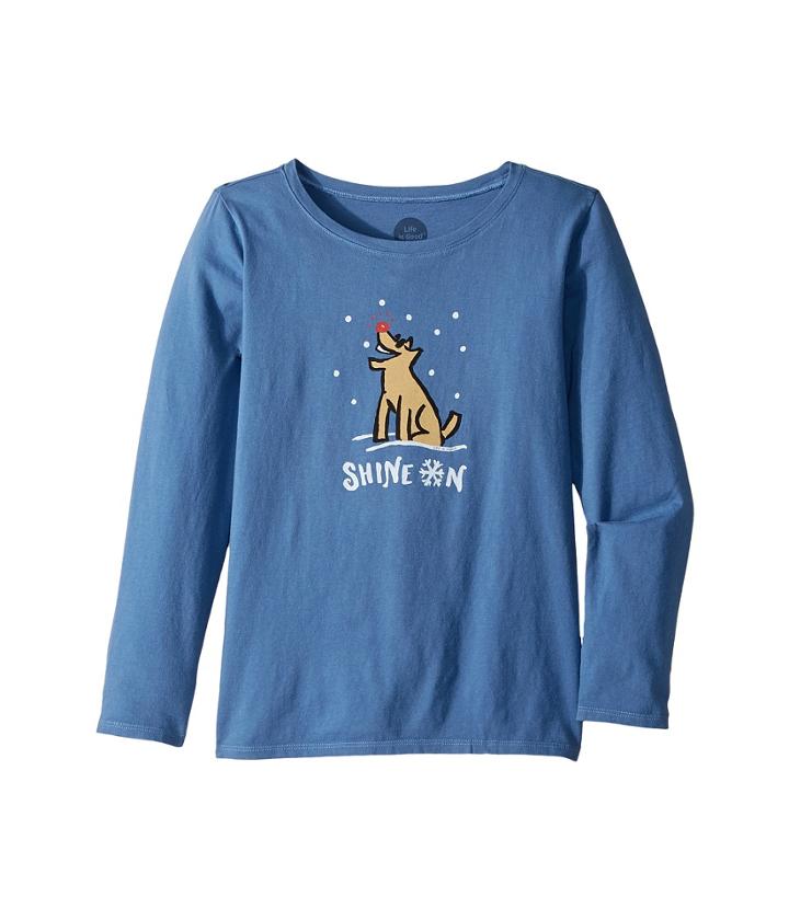 Life Is Good Kids - Shine On Rocket Long Sleeve Crusher Tee