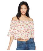 Jack By Bb Dakota - Ayla Wild Poppies Printed Off The Shoulder Top