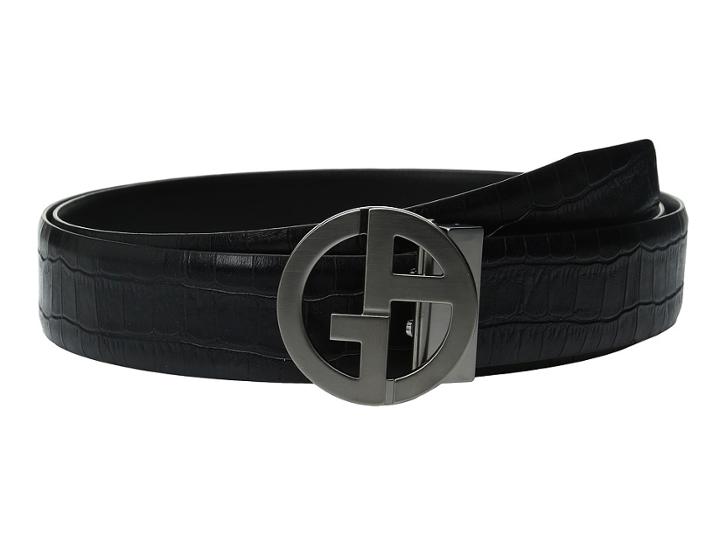 Giorgio Armani - Croc Stamped/liscio Belt