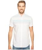 Calvin Klein - Pieced Horizontal Stripe Button Down Shirt