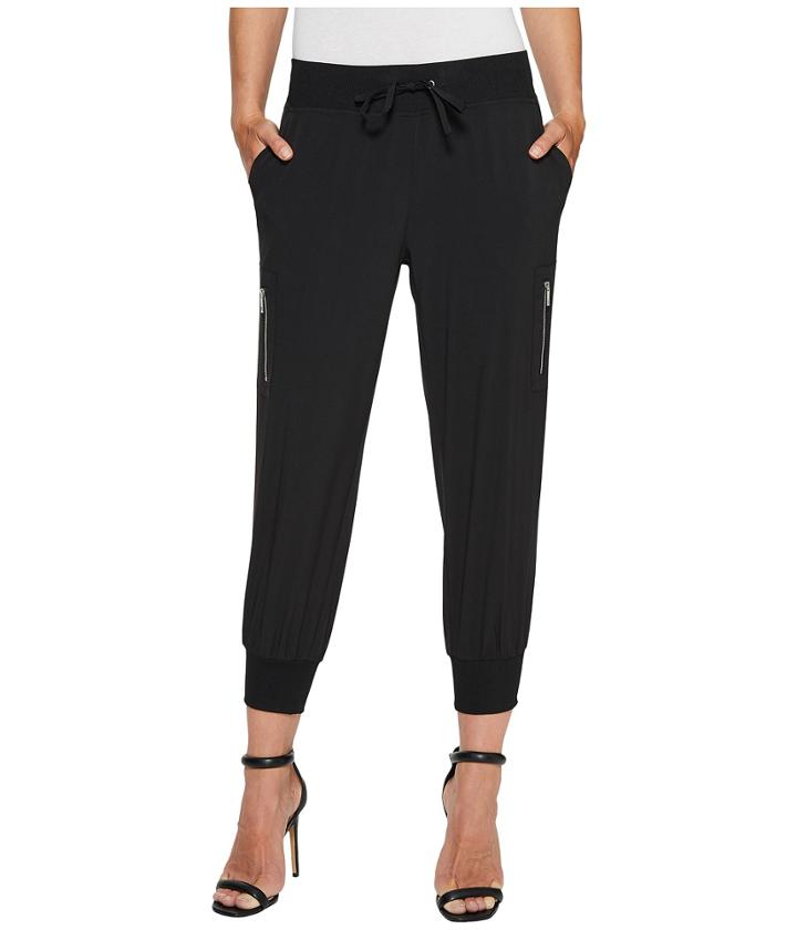 Ivanka Trump - Zipper Nylon Singed Ankle Pants