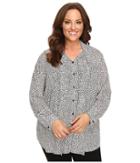 Michael Michael Kors - Plus Size Graphic Scale Button Down Top