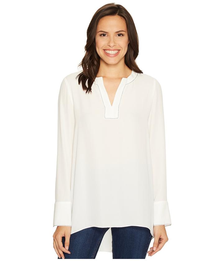 Ellen Tracy - Split-neck Popover