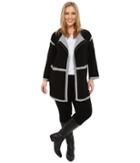 Vince Camuto Plus - Plus Size Long Sleeve Double Face Jacquard Coatigan
