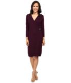 Calvin Klein - Long Sleeve Mock Wrap Sweater Dress Cd6w1642