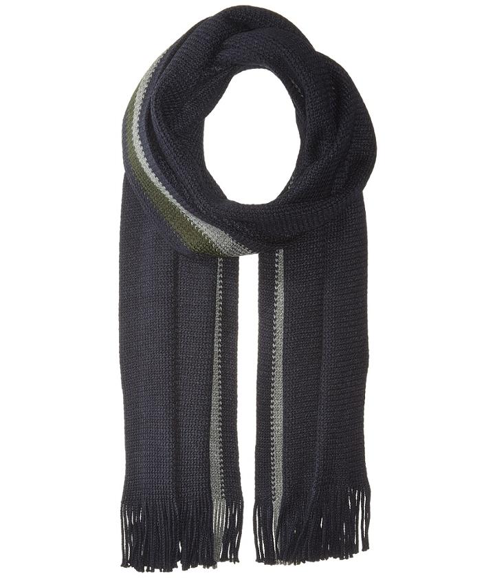 Tommy Hilfiger - Texture Border Stripe Scarf
