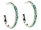 Nocona - Medium Crystal Hoop Earrings