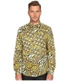 Versace Jeans - All Over Baroque Tiger Print Long Sleeve Button Up