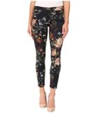 7 For All Mankind - The Ankle Skinny W/ Contour Waist Band In English Botanical