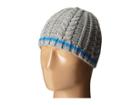 San Diego Hat Company Kids - Knk3457 Cable Knit Beanie With Color Contrast Stripe