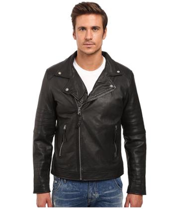 Members Only - Genuine Leather/lamb Milano Modern Motor Jacket