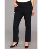 Jag Jeans Plus Size Plus Size Peri Pull-on Straight In After Midnight