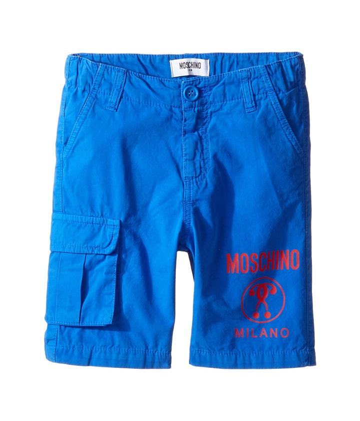 Moschino Kids - Shorts W/ Side Pocket Logo Detail