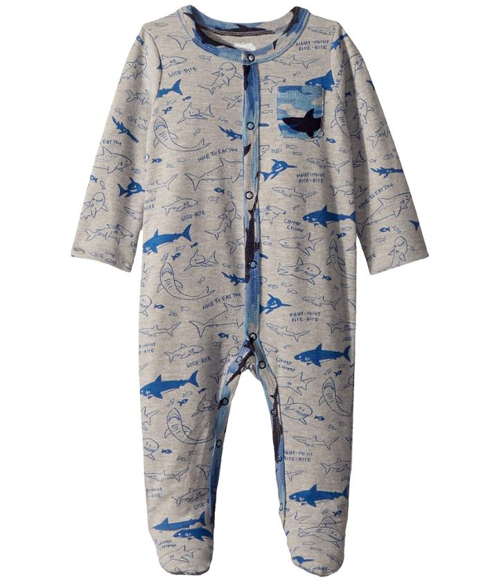 Mud Pie - Shark Print Footed Sleeper
