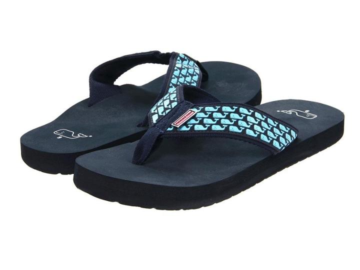 Vineyard Vines Whale Flip Flops