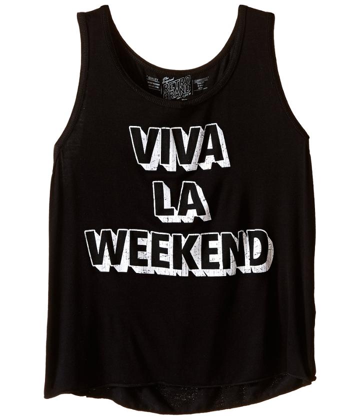 The Original Retro Brand Kids - Viva La Weekend Rayon Swingy Tank Top
