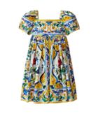Dolce &amp; Gabbana Kids - Escape Maiolica Poplin Dress