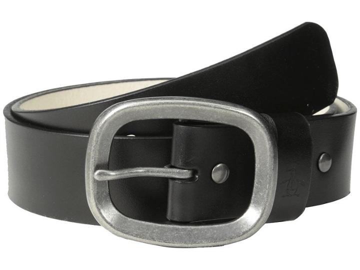 Original Penguin Solid Leather Belt