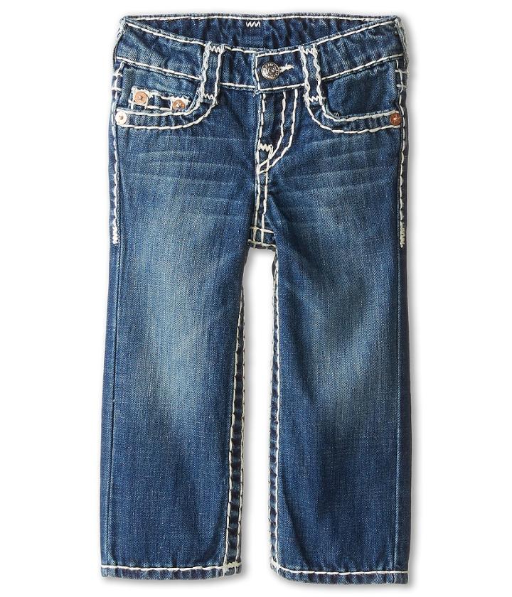 True Religion Kids - Ricky Straight Fit Natural Super T In Altitude
